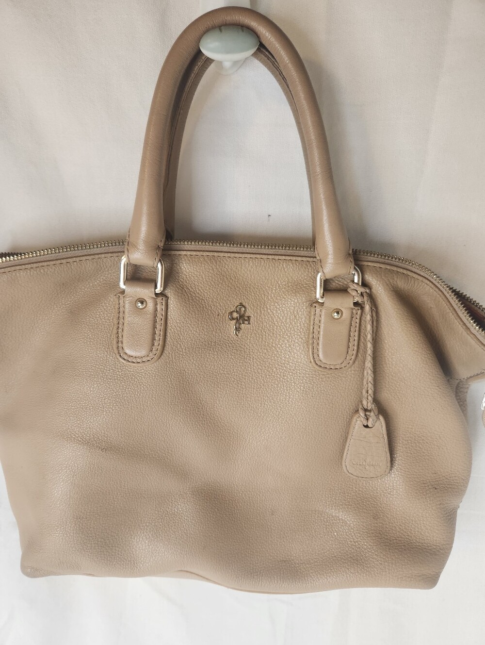 Cole Haan tan leather bag